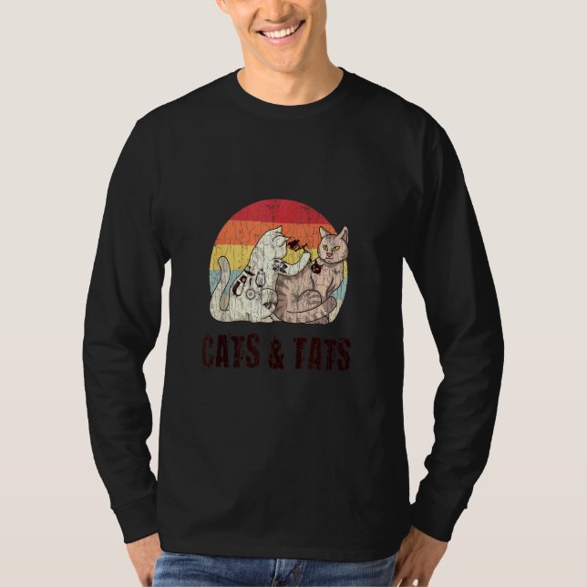 Camiseta Gatos E Tatuagens (Frente)