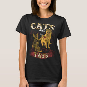 Camiseta Gatos E Tatuagens - Furioso Proprietário De Gatos