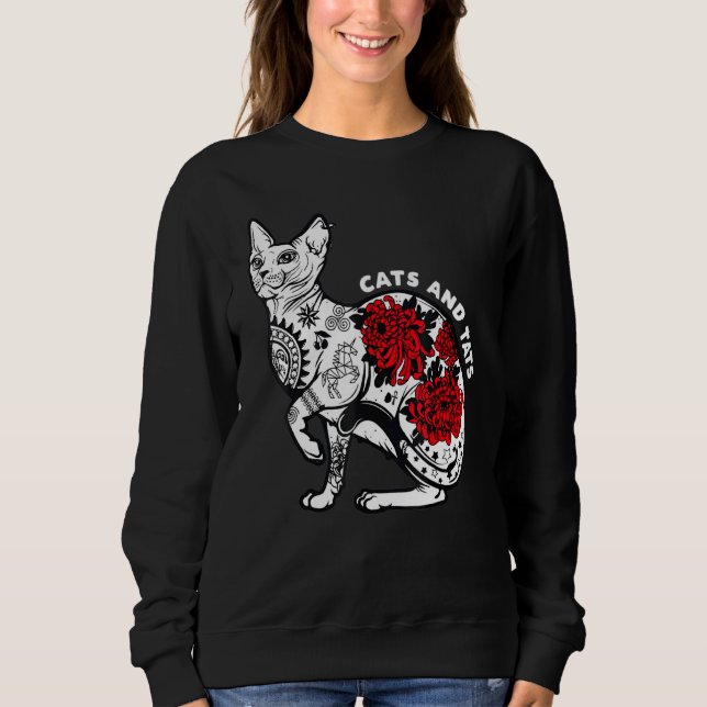 Camiseta Gatos E Tatuagens Tattoos Tattoos (Frente)