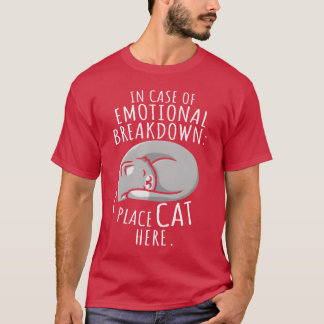 Camiseta Gatos Em Caso De Discriminação Emocional, Gatos