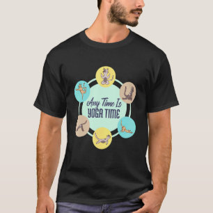 Camiseta Gatos Em Yoga Possuem Gato Esportivo A Qualquer Ho
