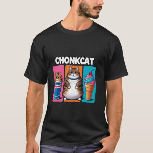 Camiseta Gatos Engraçados, Gato de Gato Chonk