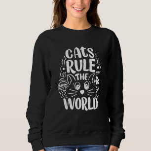 Camiseta Gatos Engraçados Governam A Vida Católica Mundial