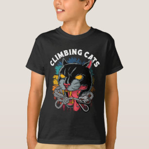 Camiseta Gatos Escaladores Bouldering Escalada Climber