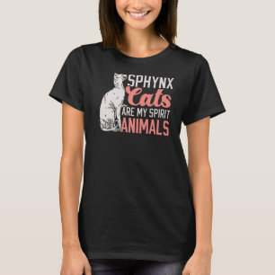 Camiseta Gatos Esfingx São O Meu Espírito Gatinho Animal Ki
