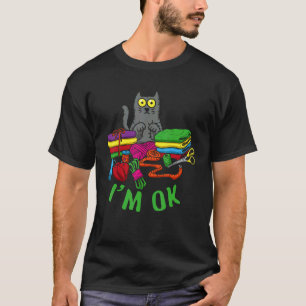 Camiseta Gatos Estou Bem Quem Compreende Gatos Criador de G