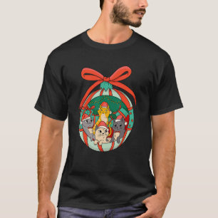 Camiseta Gatos Fazem Festa em Decoração de Ornamentação de