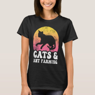 Camiseta Gatos & Fazenda de Formigas Hobby Vintage Retro