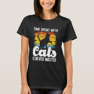 Camiseta Gatos Filhote Animal Amante de Gato Gato Fofo Meow