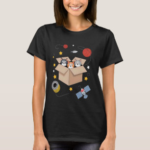 Camiseta Gatos Fofos No Espaço Humor Irônico De Gato Gatinh