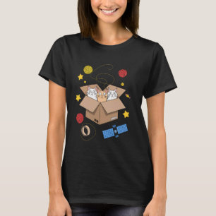 Camiseta Gatos Fofos No Espaço Humor Irônico De Gato Gatinh