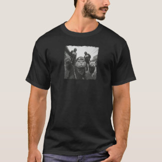 Camiseta Gatos Gângster Streetwear Motivo de gato legal Cam