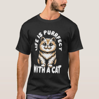 Camiseta Gatos Gatinhos Animais Amantes de Gatos Gato Fofo 