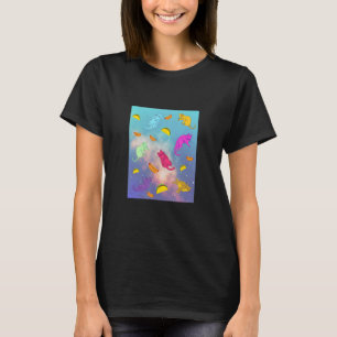 Camiseta Gatos gatinhos gatinhos coloridos espaço comida fl