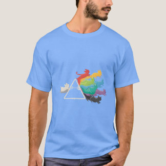Camiseta gatos gatinhos gatinhos gatinho gatinho colorido R
