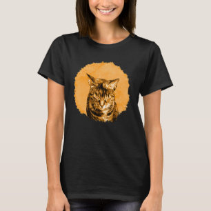 Camiseta gatos gatinhos miando tigre popart 1