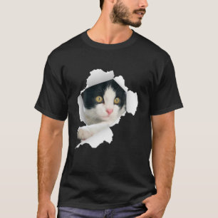 Camiseta Gatos, Gatos Tuxedo, Gatos Tortos, Gato