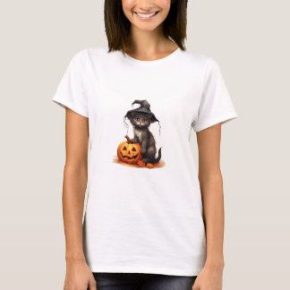 Camiseta gatos hallowen