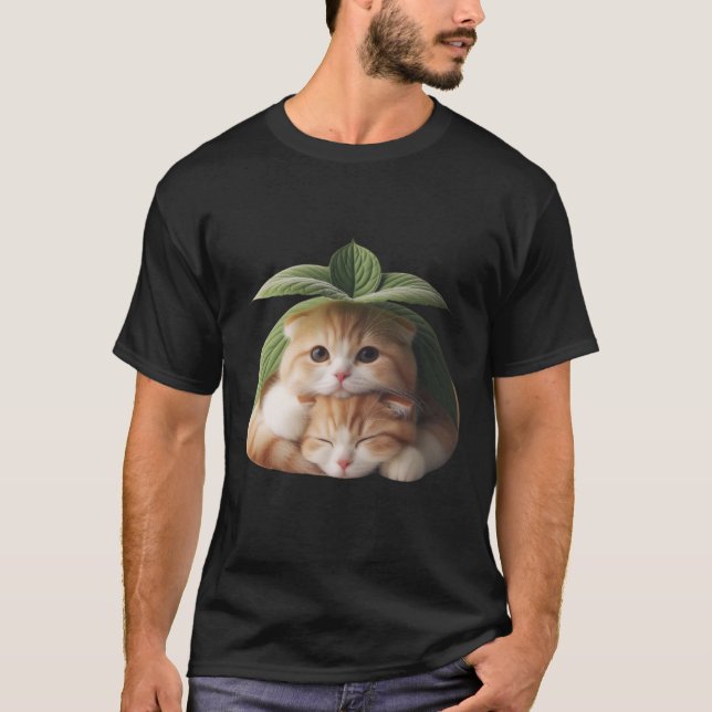 Camiseta gatos interiores (Frente)