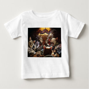 Camiseta Gatos jogando pôquer