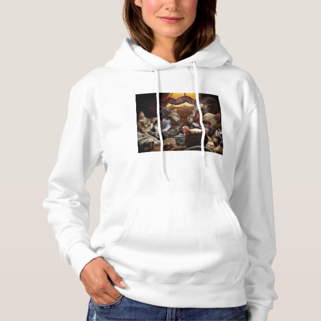 Camiseta Gatos jogando pôquer (Frente)