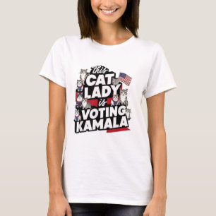 CAMISETA GATOS LADIDES PARA KAMALA
