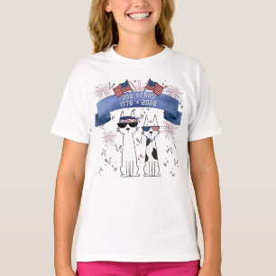 Camiseta Gatos Legais do 250º Aniversário