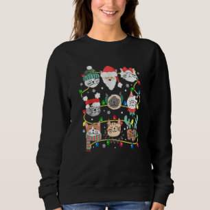 Camiseta Gatos Luzes Para Todos Papais noeis Feliz Natal Pa