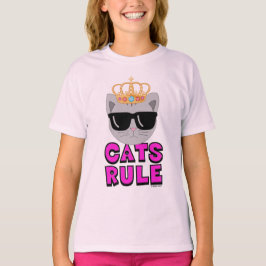 Camiseta GATOS MANDAM Gato Real c/ Óculos de Sol