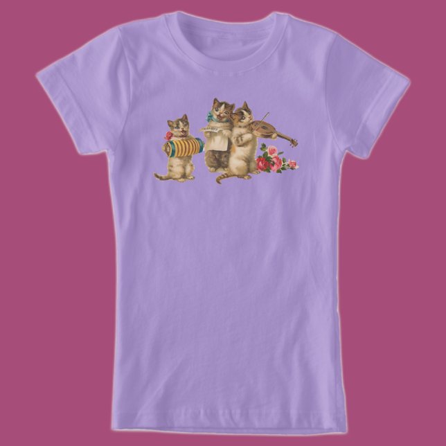 Camiseta Gatos Musicais (Criador carregado)