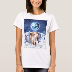 Camiseta Gatos na nuvem