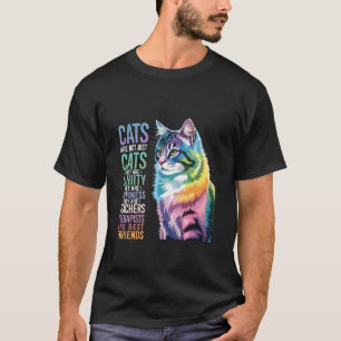 Camiseta Gatos Não São Apenas Gatos São Sanidade São Fel