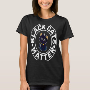 Camiseta Gatos Negros Importam Direitos Animais Frangos De