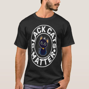 Camiseta Gatos Negros Importam Direitos Animais Frangos De