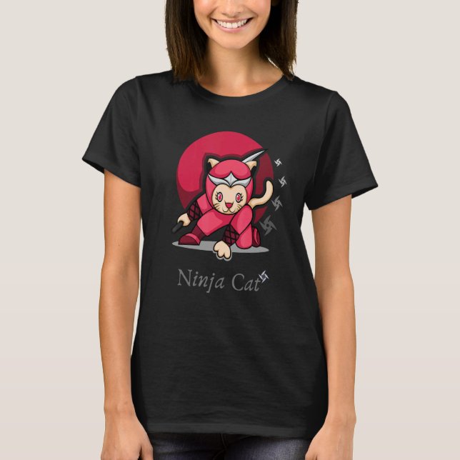 Camiseta Gatos Ninjas (Frente)
