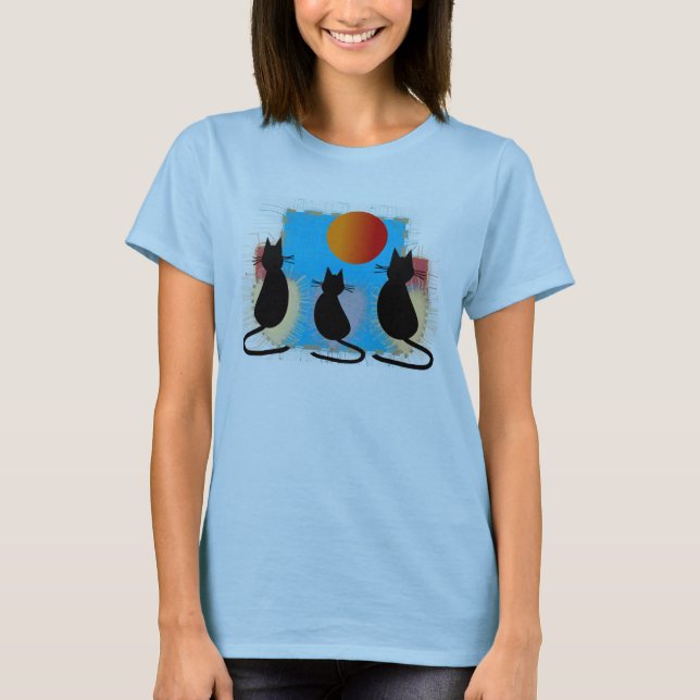 Camiseta Gatos no Sun (Frente)