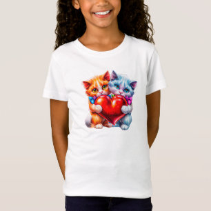 Camiseta Gatos no valentine do amor