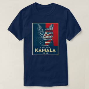 Camiseta Gatos para Kamala