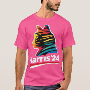 Camiseta Gatos Para Kamala Para A Eleição De 2024 1