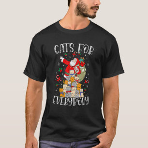 Camiseta Gatos Para Todo Mundo Feliz Natal De Natal