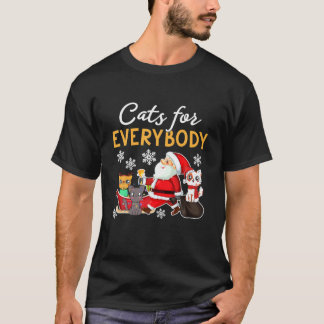 Camiseta Gatos Para Todo O Natal