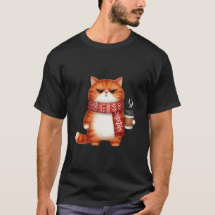 Camiseta Gatos Para Todos Os Casos De Natal Gato Engraçado 