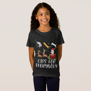 Camiseta Gatos Para Todos Os Casos De Natal Gato Engraçado