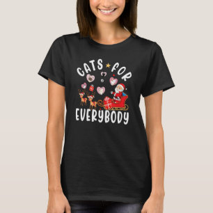 Camiseta Gatos Para Todos Os Casos De Natal Gatos Mulheres 