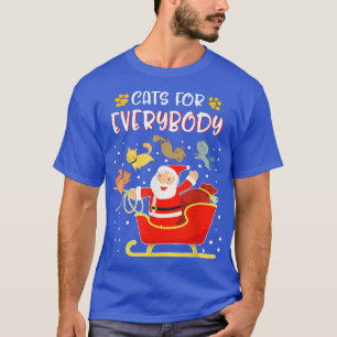 Camiseta Gatos Para Todos Os Passos De Natal