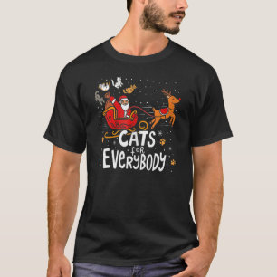 Camiseta Gatos Para Todos Pijamas De Natal X Mal Wo