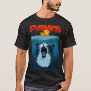 Camiseta Gatos PATAS E Pato de Borracha Amarelo Gatinho Fof