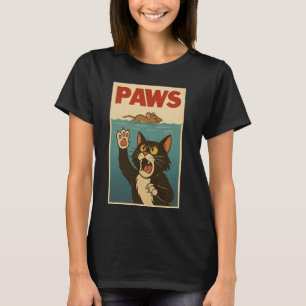 Camiseta Gatos Patas Paródia de Gato e Rato Engraçado