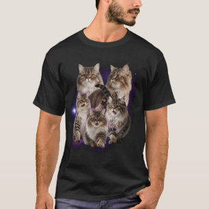 Camiseta Gatos Persa Retro Vintage 90s Design Funny Pet Ow