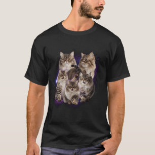 Camiseta Gatos Persa Retro Vintage 90s Design Funny Pet Ow